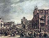 Pope Pius Six Blessing the People